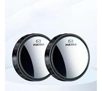 WENINETIES 2 Pcs Blind Spot Mirrors for Car for Mazda CX5 Typ KF ab Bj. 05/2017 -, Car Convex Mirror Wide Angle Curved Adjustable Auxiliary Wing Mirror Accessories,Black