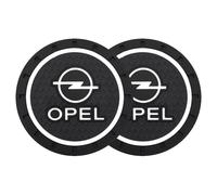 WENINETIES 2 Pcs Car Cup Holder Coaster for Opel Astra J 2009-2020, Non Slip Car Insulation Cup Mats Anti Shockproof Dust Cup Holders Embedded in Ornaments Coaster