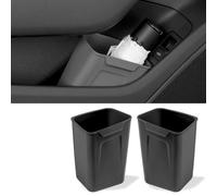 WENINETIES 2 Pcs Car Door Trash Can for Ford Focus Hatchback 1998-2003 | Left Right Door Storage Organizer Umbrella Holder Bin Lidless Waste Basket 3 Colors