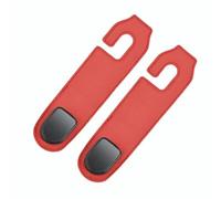 WENINETIES 2 Pcs Car Headrest Hooks for Smart 453 Forfour 2015-2019 | Microfiber Leather Metal Core Back Seat Hanger Heavy Duty Purse Coat Grocery Storage Organizer