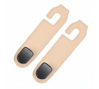 WENINETIES 2 Pcs Car Headrest Hooks for Smart 453 Forfour 2015-2019 | Microfiber Leather Metal Core Back Seat Hanger Heavy Duty Purse Coat Grocery Storage Organizer