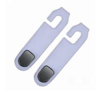WENINETIES 2 Pcs Car Headrest Hooks for Smart 453 Forfour 2015-2019 | Microfiber Leather Metal Core Back Seat Hanger Heavy Duty Purse Coat Grocery Storage Organizer