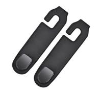 WENINETIES 2 Pcs Car Headrest Hooks for Smart 453 Forfour 2015-2019 | Microfiber Leather Metal Core Back Seat Hanger Heavy Duty Purse Coat Grocery Storage Organizer