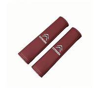 WENINETIES 2 Pcs Car seat belt cover for Citroen C5 X 2021-, Seat Belt Padding Protector Seat Belt Shoulder Pads Auto Accessories,Red