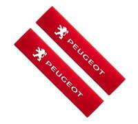 WENINETIES 2 Pcs Car seat belt cover for Peugeot 2008 II 2019-2023 2023-, Seat Belt Padding Protector Seat Belt Shoulder Pads Auto Accessories,Red