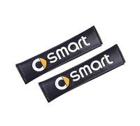 WENINETIES 2 Pcs Car seat belt cover for Smart Forfour 453 2015-2019, Seat Belt Padding Protector Seat Belt Shoulder Pads Auto Accessories