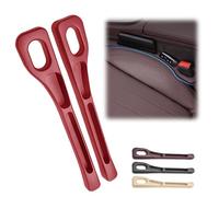 WENINETIES 2 Pcs Car Seat Gap Filler for BMW Z4 M 2006-2008, Auto Side Seat Gap Filler Car Seat Gap Leak-Proof Filling Strip Car Accessories Interior,Red