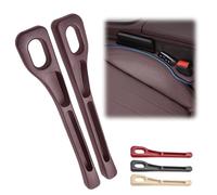 WENINETIES 2 Pcs Car Seat Gap Filler for Renault Scenic IV 2016-2020 2020-2022, Auto Side Seat Gap Filler Car Seat Gap Leak-Proof Filling Strip Car Accessories Interior,Brown