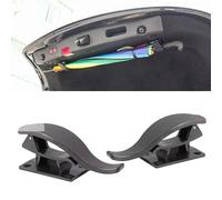 WENINETIES 2 Pcs Car Trunk Umbrella Hook for Ford Mondeo MK5 2015-2023, Back Storage Mount Holder Organizer Clip Universal Interior Accessories Black