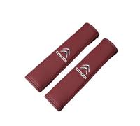 WENINETIES 2 Pcs seat belt pads for Citroen Oli Concept 2022, Car Safety Seat Belt Strap Shoulder Pad Seatbelt Protector Cover Pads,Red