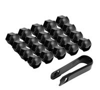 WENINETIES 20Pcs Wheel Nut Covers for Kia Pro Cee'd I 2011-2013, Wheel Nut Caps Bolt Covers Tyre Nut Covers Automobile Tyre Bolt Caps,Bla-ck-19mm