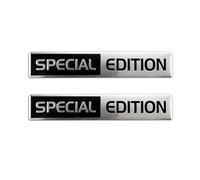 WENINETIES 2PCS Metal 3D Car Body Badges Sticker for Audi A8 A5 A6 C5 C6 C7 A7 A3 A4 B5 B6 B7 B8 B9 Q3 Q5 Q7, Trunk Fender Emblem Decal Accessorie,Emblem Logo Sticker Decoration Sticker,BlackSilver-1