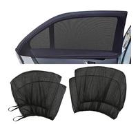 WENINETIES 4 Pack Car Window Insect Net for Chrysler 200 300 300C PT Cruiser Voyager Pacifica, Sun Shade Side Window Cover Mosquito Mesh Rear Window Curtain Screen Vent Guard