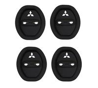 WENINETIES 4 Pcs Car Door Lock Cover for Mitsubishi Lancer ASX Pajero I200 Ralliart Outlander Galant, Car Latches Guard Covers Deadening Shock Protector Door Latch Buckle Car Accessories