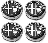 WENINETIES 4 Pcs Car Wheel Centre Hub Caps for Alfa Romeo Giulietta (Type 940) 2015-2020, Stable Car Wheel Center Hub Caps Replacement Rims Protectors Accessories,O.D-60mm