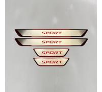 WENINETIES 4 Pcs Stainless Steel Car Door Sill Protector for VW Caddy 2K Maxi 2003-2010 2011 2012 2013-2019, Auto Welcome Pedal Kick Plates Scuff Guard Car Threshold Scuff Plate,B