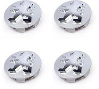 WENINETIES 4 Pieces Car Hub Centre Caps for Peugeot 408 II 2014-2017 2018-2022, Wheel Hub Cover Car Wheel Trims Wheel Center Caps Accessories Decoration,O.D-65MM-Silver