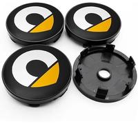 WENINETIES 4 Pieces Car Wheel Centre Hub Caps for Smart #1 Smart 1 SUV 2023 2024+, Hub Centre Caps Car Wheel Rims Protectors Waterproof Wheel Decoration Cover,O.D-56MM