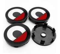 WENINETIES 4 Pieces Car Wheel Centre Hub Caps for Smart 453 Fortwo Forfour, Hub Centre Caps Car Wheel Rims Protectors Waterproof Wheel Decoration Cover,O.D-60MM