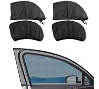 WENINETIES 4Pack Magnetic Bug Screen for Nissan Qashqai 3(III) J12 2021-2025, Front Door Bug Screens Car Side Window Sun Shade Mosquito Net Solar/UV Protection