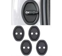 WENINETIES 4pcs Rust Resistant Silicone Door Latches Protective Cover for Fiat Panda III City Cross 2017-, Anti-Collision Car Accessories for Vehicles Easy to Install