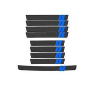 WENINETIES 9 Pcs Car Door Sill Protector for Mercedes-Benz W219 CLS 280 CLS 300 W211 E200 E220 E240 E250 E270 2002-2010, Carbon Fiber Anti-Scratch Guards Trunk Sill Strip Car Accessories,A