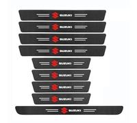 WENINETIES 9PCS Car Door Sill Protector for Suzuki S-Cross SX4 S Cross, Carbon Fiber Door Sill Guard Strips Scratch Resistant for All Car Enthusiasts