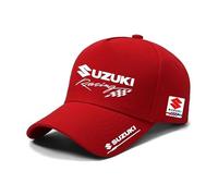 WENINETIES baseball cap for Suzuki Boulevard S50 (2005-2008), Hat for Men Women Adjustable Neutral Baseball Cap Trucker-Dad-Hat Casual Classics for Running Fishing, Sports,Red