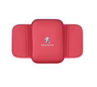 WENINETIES Car Armrest Cushion for Peugeot 208 e208 GT GT Line 2020-2023 2021 2022, Car Center Console Cushion Pad Auto Armrest Cover Protector Interior Accessories,Red