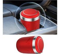 WENINETIES Car Ashtrays for Abarth 500 500C 595 595C 695 Monster, Car Ashtray with Lid Smell Proof,Portable Ash Tray Flame Retardant Ashtrays Stainless Smokeless Lid Easy Clean,B