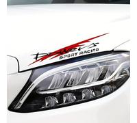 WENINETIES Car Body Side Sticker for Seat Leon Ibiza Ateca Arona Cordoba Toledo, Headlight Decal Auto Exterior Sticker Emblem Badge Auto Tuning Decoration Cover Decal,Black-2