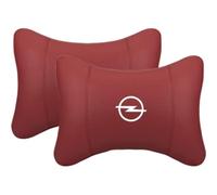 WENINETIES Car Headrest Pillow for Opel Adam Antara Astra J K L Combo Corsa D E F Crossland X, Memory Foam Headrest Cushions Car Seat Pillow for Driving Seat with Adjustable Strap, 2 lumbar pillows-C