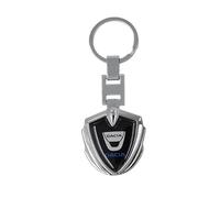 WENINETIES Car Keychain for Dacia Duster III 2024, Key Ring Chain Car Logo Keychain Auto Key Fob Wristlet Keyrings Detachable Keyrings