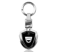 WENINETIES Car Keyring for Dacia Logan II MCV Stepway 2017-2020, Car Key Chain Mens Keyring Keychain for Men Personalised Keychain Family Present