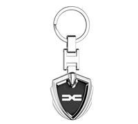 WENINETIES Car Keyring for Dacia Logan II MCV Stepway 2017-2020, Car Key Chain Mens Keyring Keychain for Men Personalised Keychain Family Present