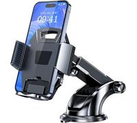 WENINETIES Car Phone Holder for VW Crafter/Grand California 2018-2024, Adjustable Car Phone Mount 360° Rotation Upgraded Strong Suction One Button Release Automobile Cradle