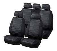 WENINETIES Car Seat Covers Set for Renault Clio IV/4/Facelift (ab Bj.2017), Car Seat and Headrest Covers Cars Protectors for Driver and Passenger Interior Accessories,5seat-A