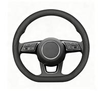 WENINETIES Car Steering Wheel Cover for Peugeot 308 CC I 2009-2011, Anti-Slip and Breathable Car Steering Wheel Cover Auto Interior Accessories,Black Line-D-Type
