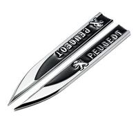 WENINETIES Car Sticker for Peugeot 108 Hatch 2014-, Car Body Sticker Self-Adhesive Creative Decor Stickers No Fading Off Easy To Move Without Scratching,14.8cm*2cm-Black