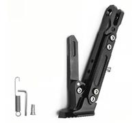 WENINETIES Motorcycle Kickstand for Royal ENFIELD GUERRILLA 450, Adjustable Side Stand CNC Aluminum Alloy Parking Foot Support Modification Accessories,Black