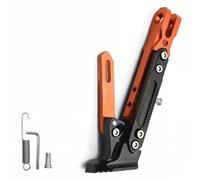WENINETIES Motorcycle Kickstand for Triumph Tiger 900 GT Pro, Adjustable Side Stand CNC Aluminum Alloy Parking Foot Support Modification Accessories,Orange
