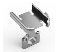 WENINETIES Motorcycle Mobile Phone Holder GPS Stand Bracket for yamaha tenere 700 xtz 700 t700 2019 2020 2021 2022 2023 das ganze Jahr über, 360° Adjustable Motorbike Phone Holder,Handlebar Silver