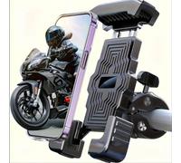 WENINETIES Motorcycle Phone Holder for B-MW R 1100 RT, 360° Rotating Bike Phone Mount Camera Friendly Anti Vibration Moped Mobile Phone Mount,Black