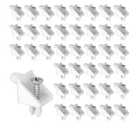 Weniubit 40 PCS Shelf Support Pegs, White Shelf Support Pins Match with IKEA Pax, Wardrobe Shelves Pins for Repairing Cabinet Doors, Shelves, Cabinet Partitions, Cabinets