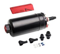 WENJTP 300LPH Inline Fuel Pump High Pressure 12V Electric Fuel Injection 10AN Inlet 8AN Outlet Universal High Flow External Fuel Pump Replace 580254044 HTRACING