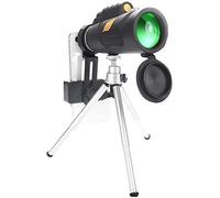 WENKA 12X50 High Power HD Monocular For Bird Watching With Holder Tripod Spring Clip Night Vision Function Camping Hiking,Monocular Telescope - Double the comfort