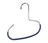 WENKO 10650111100 Hanger for accessories Universal - with anti-slip coating, Chrome plated metal, 14 x 15 x 0.5 cm, Silver shiny