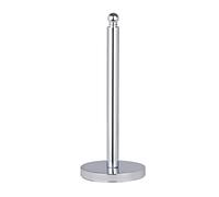 Wenko 16878100 Spare toilet roll holder Viterbo for 3 rolls, Metal Stainless steel, 14 x 35 x 14 cm, Shiny