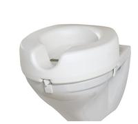 Wenko 17950100 Raised WC seat Secura 150 kg loadbearing Capacity, Plastic, 41.5 x 17 x 44 cm, White
