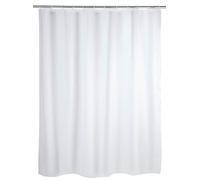 Wenko 19104100 Shower curtain singlecolour White wasserdicht, pflegeleicht, Plastic PEVA, White